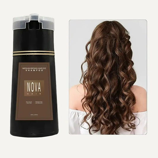Nova Hair - Shampoo that covers gray hair in just 10 minutes